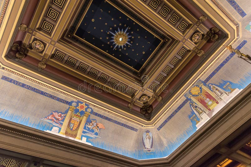Farmazony Hall stropuje Londyn zdjęcia stock Farmazony Hall stropuje Londyn zdjęcia stock