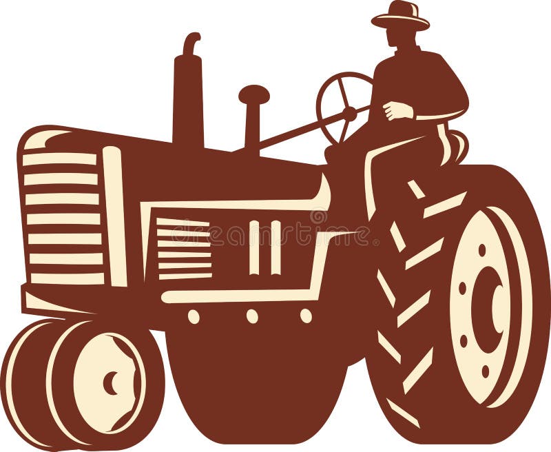 Vintage Tractor Stock Illustrations 3 659 Vintage Tractor Stock Illustrations Vectors Clipart Dreamstime