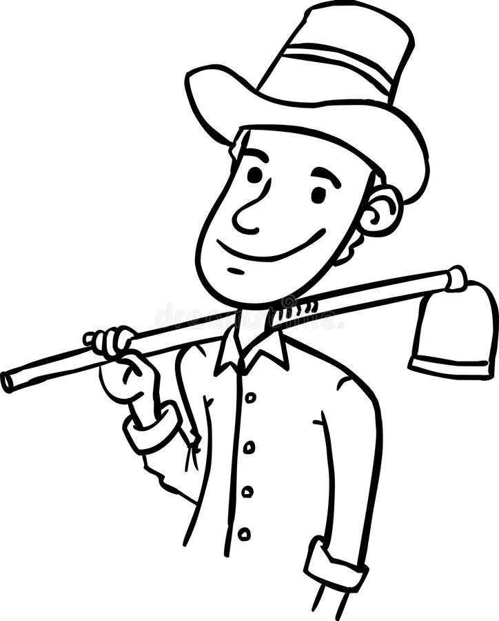 Farmer stock illustration. Illustration of white, cartoon - 48880264 Farmer stock illustration. Illustration of white, cartoon - 48880264