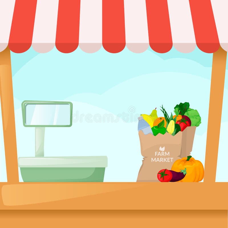 Farmers Organic Local Shop. Selling Fruit and Vegetables. Produce Stands Stock Vector - Illustration of graphic, apron: 134429151 Farmers Organic Local Shop. Selling Fruit and Vegetables. Produce Stands Stock Vector - Illustration of graphic, apron: 134429151