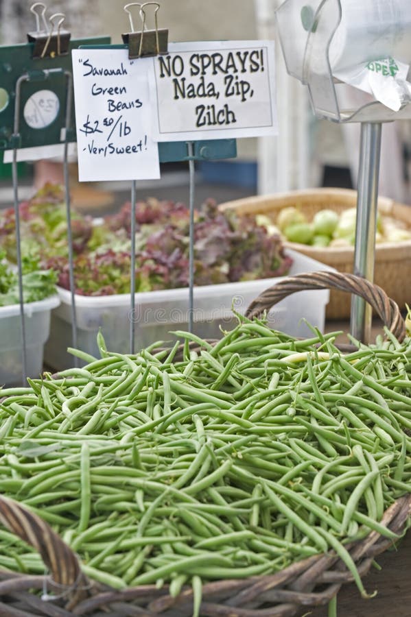 Farmers Market green beans royalty free stock images Farmers Market green beans royalty free stock images