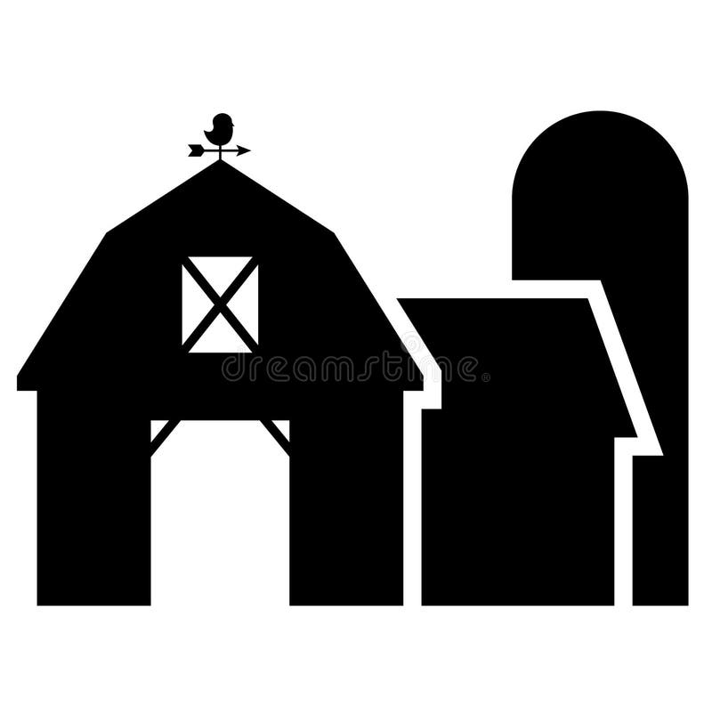 Farmhouse barn Vector, Eps, Logo, Icon, Silhouette, Illustration by crafteroks for different uses. Farmhouse barn Vector, Eps, Logo, Icon, Silhouette, Illustration by crafteroks for different uses