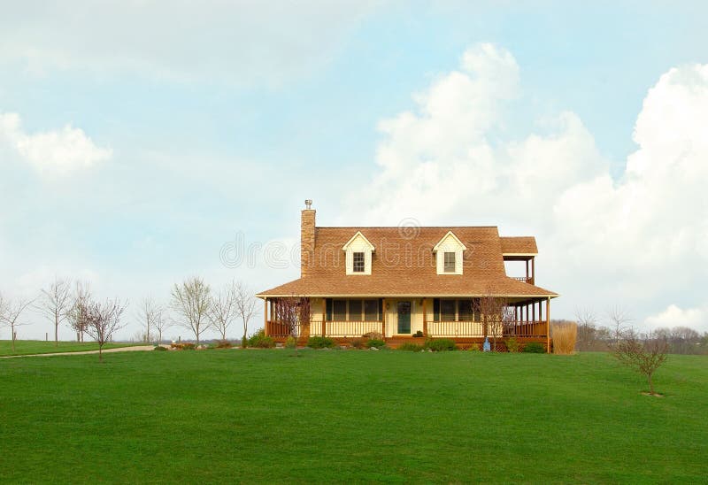 Farmhouse In The Country royalty free stock photography Farmhouse In The Country royalty free stock photography