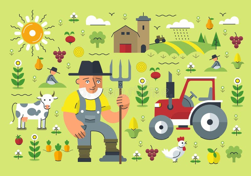 Farming Illustration