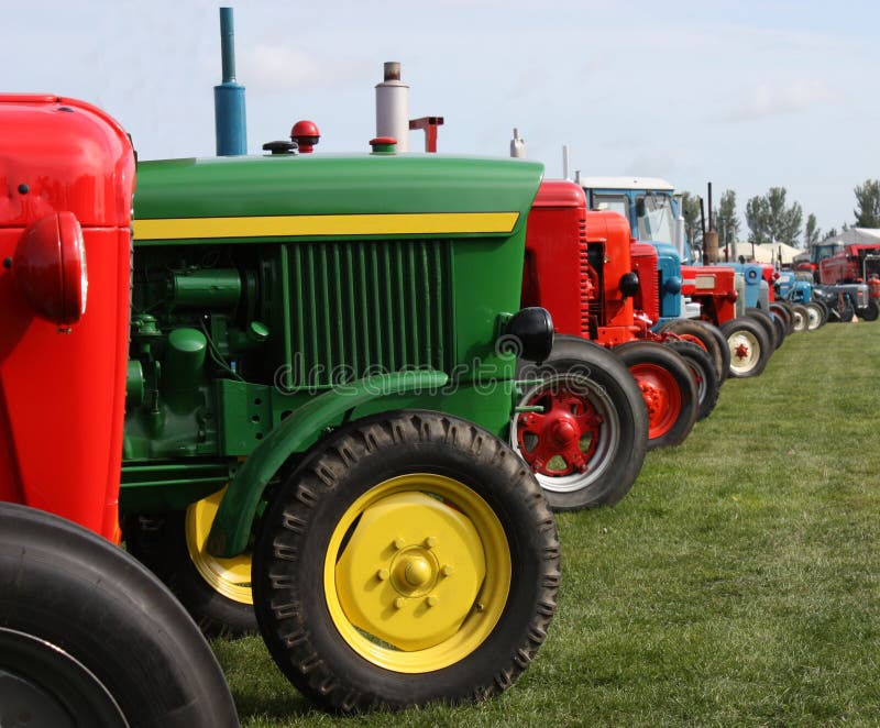 Farming Tractors. royalty free stock photo