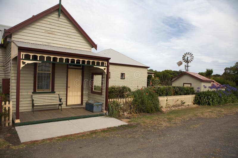 Farming, wooden Australia house