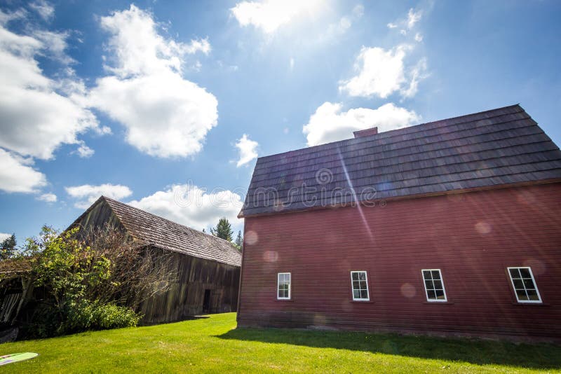 Farms in Delta Area BC Canada Stock Image Image of beautiful, british