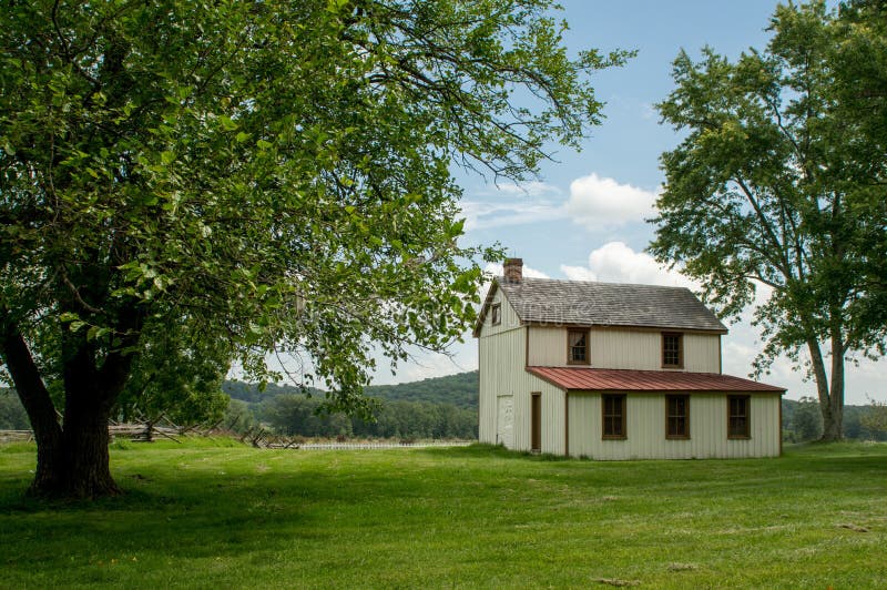 Farmstead in the Countryside Stock Image Image of america, gettysburg