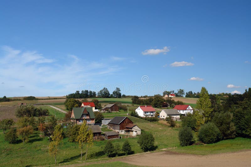 Farmsteads royaltyfri foto