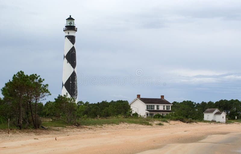 Faro all'allerta del capo immagini stock libere da diritti Faro all'allerta del capo immagini stock libere da diritti