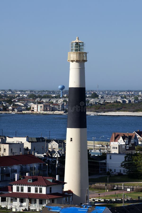 Faro De Absecon En Atlantic City, New Jersey Foto de archivo Imagen