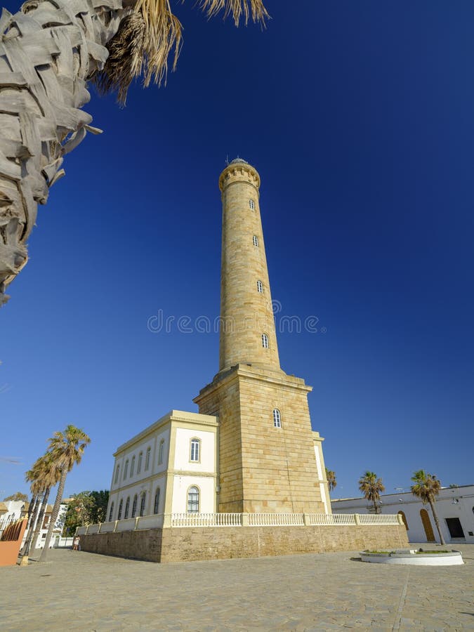 Faro-De Chipiona, lightouse in Chipiona, Cadiz, Andalusien, Spanien stockfotos Faro-De Chipiona, lightouse in Chipiona, Cadiz, Andalusien, Spanien stockfotos