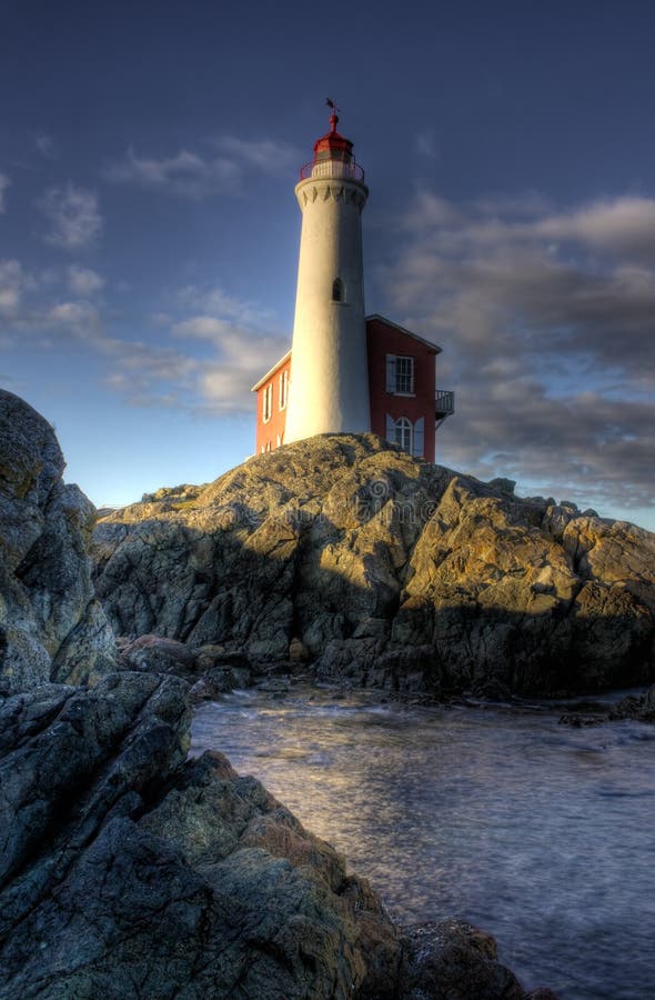 Fisgard Lighthouse at Fort Rodd Hill in Victoria, BC, Canada. Fisgard Lighthouse at Fort Rodd Hill in Victoria, BC, Canada.