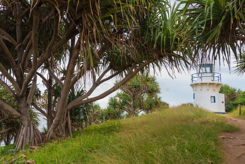 Faro De La Cabeza De Fingal, Australia Foto editorial Imagen de