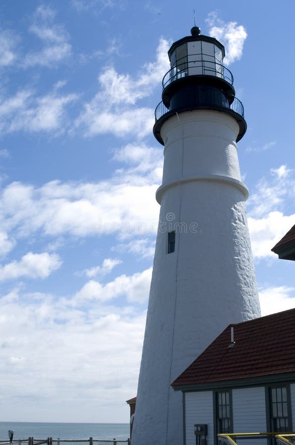 Faro della Maine fotografia stock libera da diritti