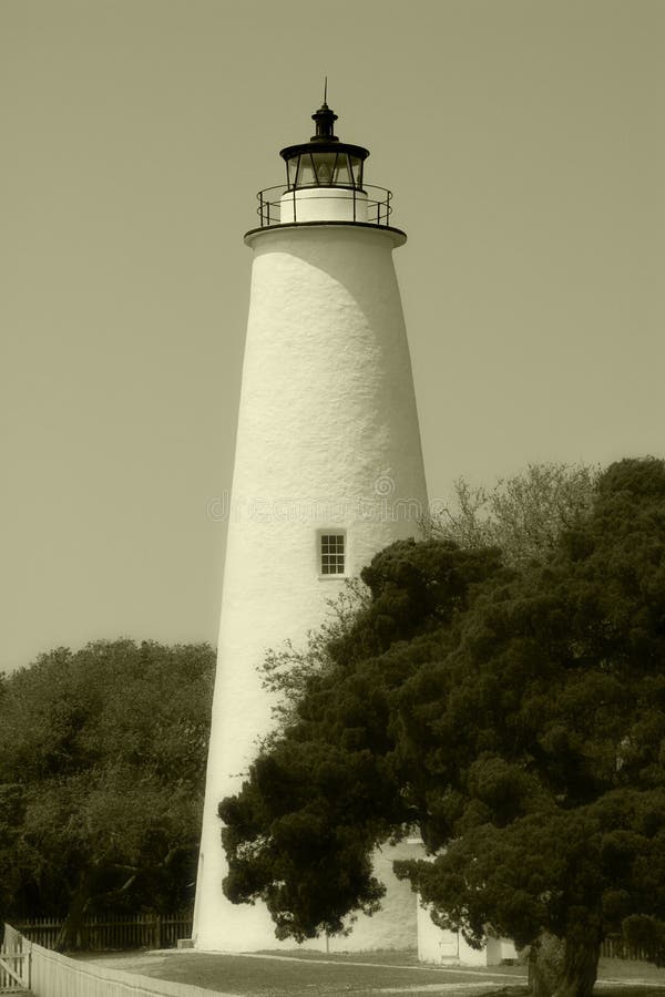 Faro di Ocracoke fotografia stock libera da diritti Faro di Ocracoke fotografia stock libera da diritti
