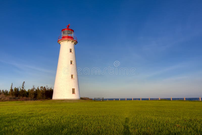 Point Prim Lighthouse in eastern Prince Edward Island, Canada. Point Prim Lighthouse in eastern Prince Edward Island, Canada