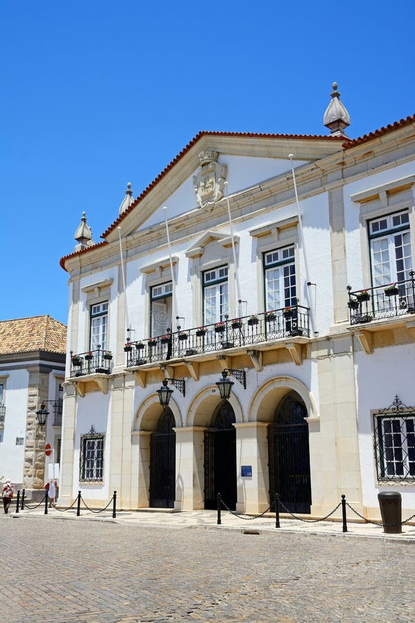 Faro stadshus, Portugal royaltyfri fotografi Faro stadshus, Portugal royaltyfri fotografi