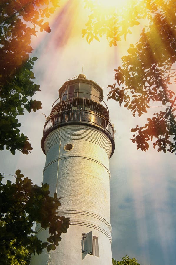 Farol de Key West imagem de stock Farol de Key West imagem de stock