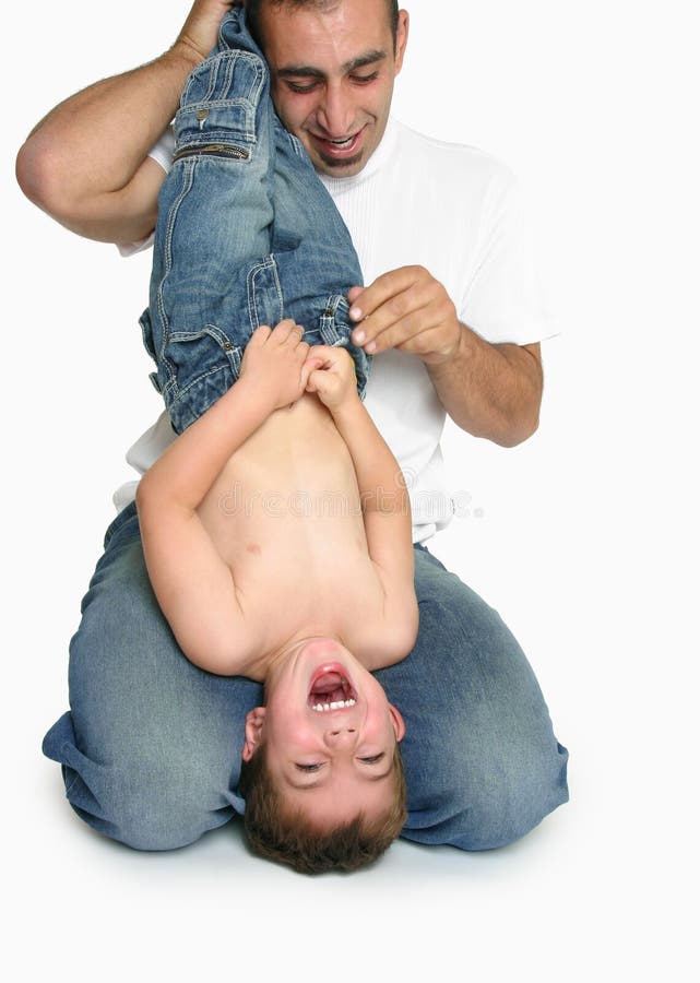 farsagyckellaughter arkivfoto farsagyckellaughter arkivfoto