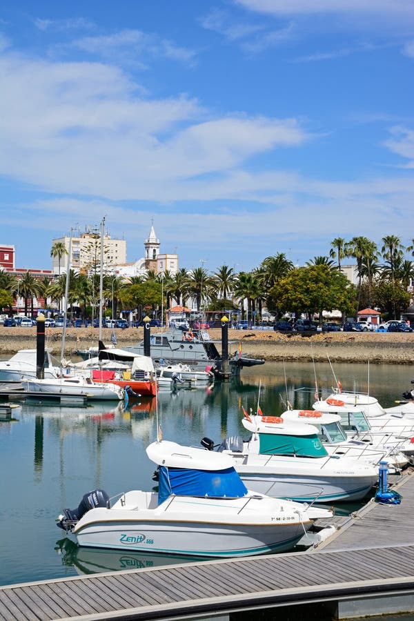 Fartyg i marina, Ayamonte royaltyfri fotografi Fartyg i marina, Ayamonte royaltyfri fotografi