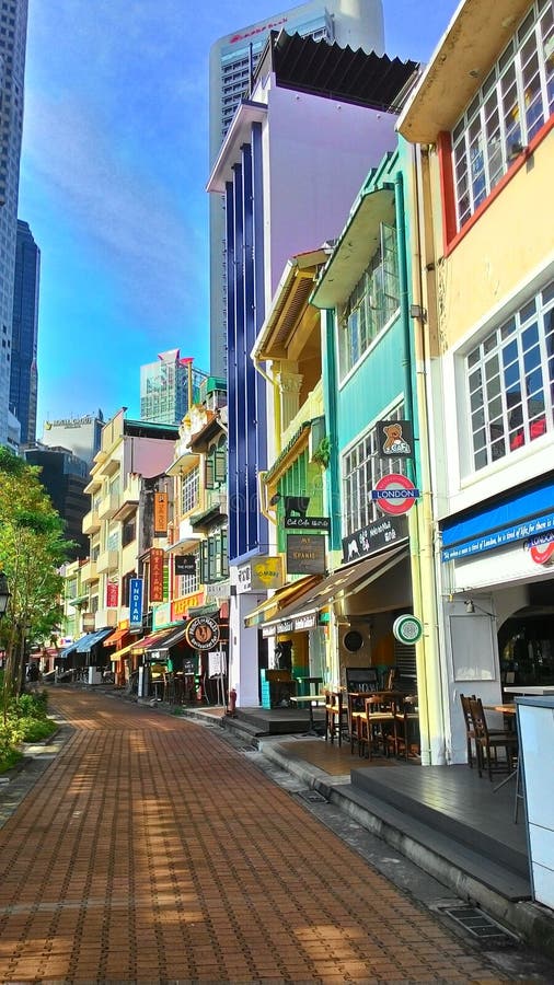 Fartygkaj, Singapore arkivbilder Fartygkaj, Singapore arkivbilder