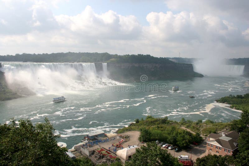 fartygKanada falls niagara fotografering för bildbyråer fartygKanada falls niagara fotografering för bildbyråer