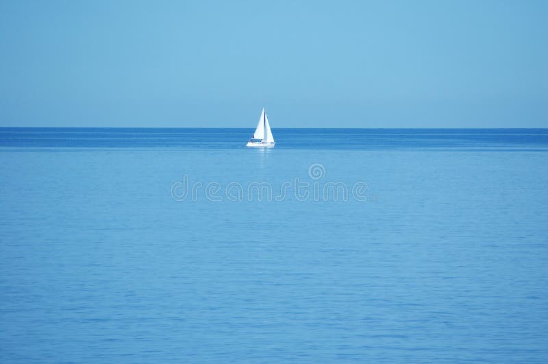 Download Fartygmitt ingenstans arkivfoto. Bild av italy, relax, fiske - 523796