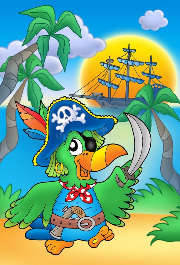 fartygpapegojan piratkopierar royaltyfri illustrationer fartygpapegojan piratkopierar royaltyfri illustrationer