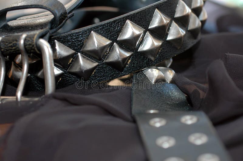 Fascia nera di Studed immagini stock Fascia nera di Studed immagini stock