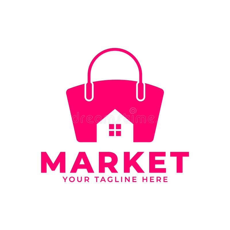 Fashion Bag Shopping Logo Template Element. Stock Vector Illustration