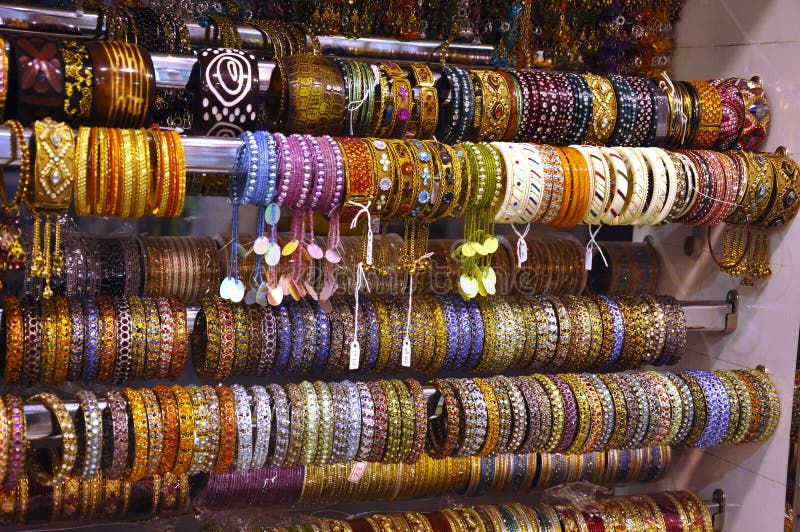 Fashion Bangles In A Market Stock Photo Image of accessory, multi