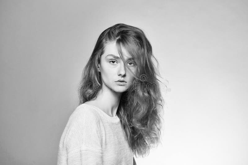 Fashion beauti portrait. Pretty girl with blond hair stock images Fashion beauti portrait. Pretty girl with blond hair stock images
