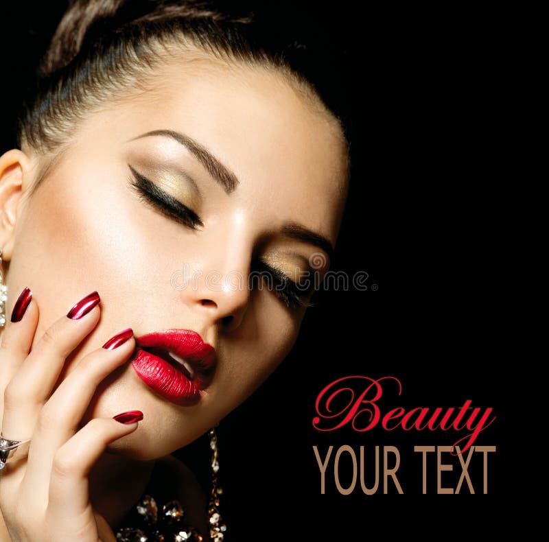 Fashion Beauty Portrait stock image Fashion Beauty Portrait stock image