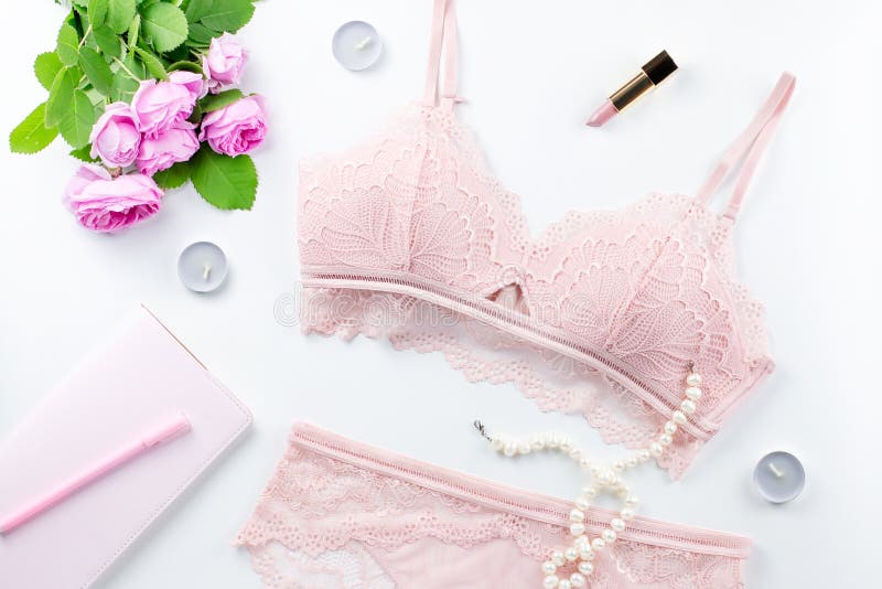 Minimal Lingerie Flat Lay by Stocksy Contributor Minette Hand