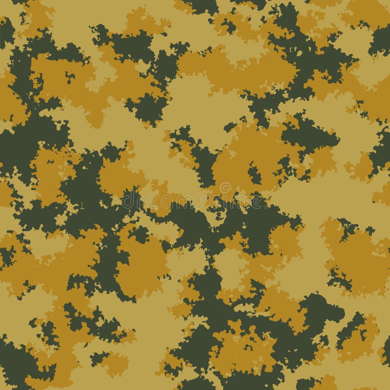 Fashion Camo. Colorful Camouflage Vector Pattern. Seamless Fabric ...