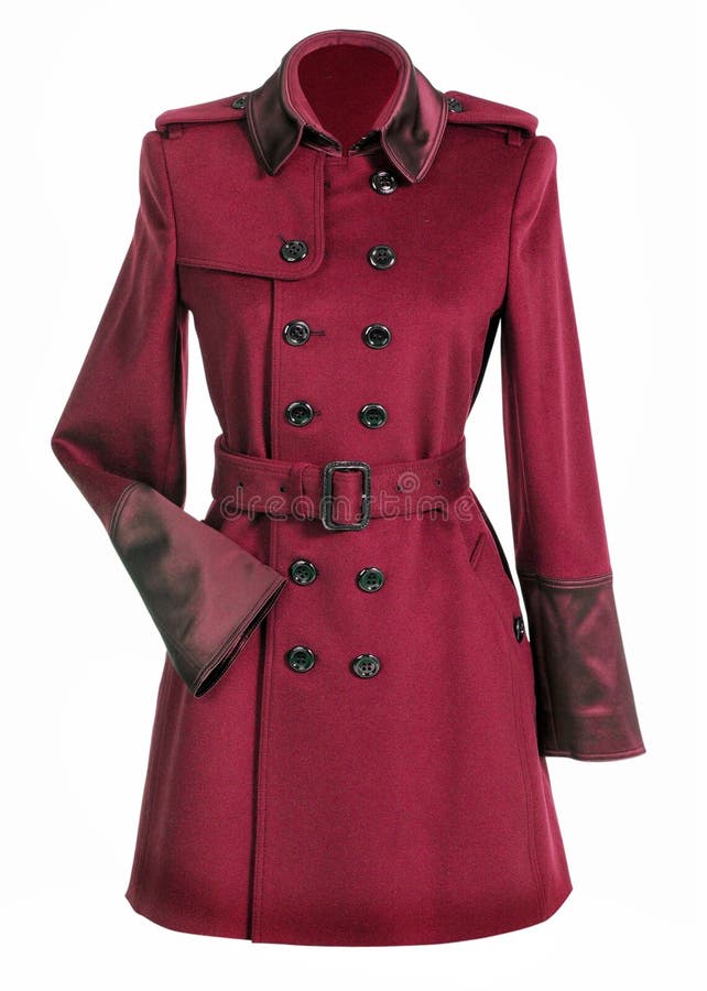 Fashion coat stock image. Image of isolated, coat, classic - 28353933