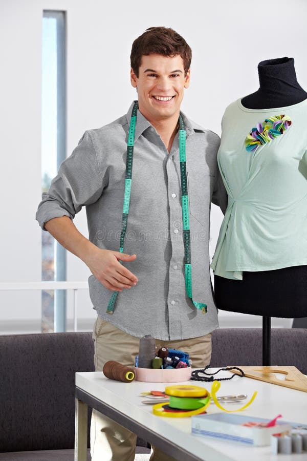 Fashion Designer with Dress Form Stock Photo Image of ladies, craft