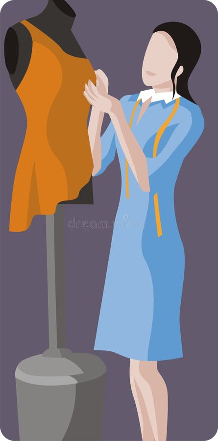 Fashion Designer Illustration vector illustration