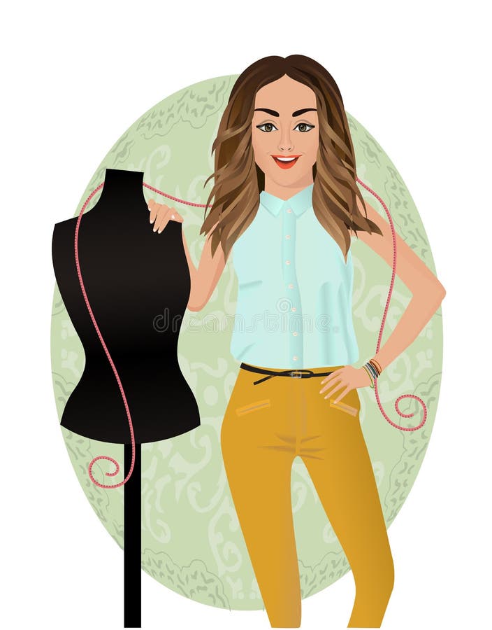 Fashion designer vector illustration