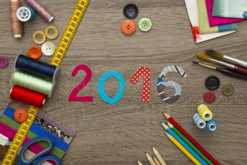 Fashion Designer Table 2016 Stock Image Image of decorate, collection