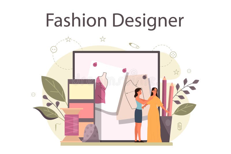 Designer Fashion Studio Stock Illustrations – 2,480 Designer Fashion ...