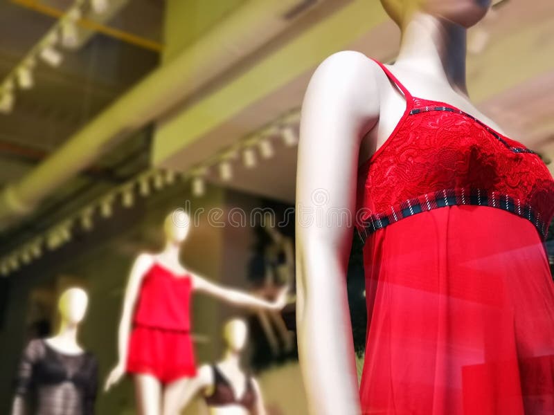 Luxury and Fashionable Brand Window Display. Stock Photo - Image of mall,  code: 106846526