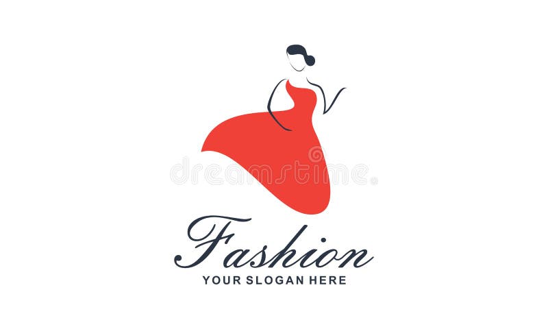 Fashion, Female, Dress and Beauty Logo Vector Stock Vector ...