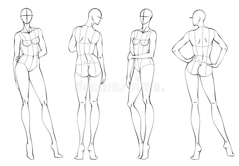 Fashion Croquis Images  Browse 2449 Stock Photos Vectors and Video   Adobe Stock