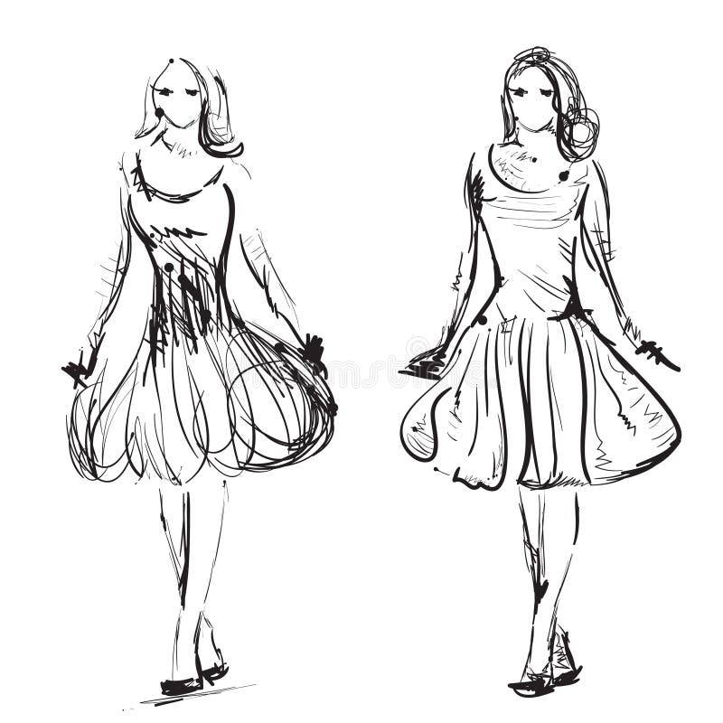 sketch fashion girl sketch fashion girl