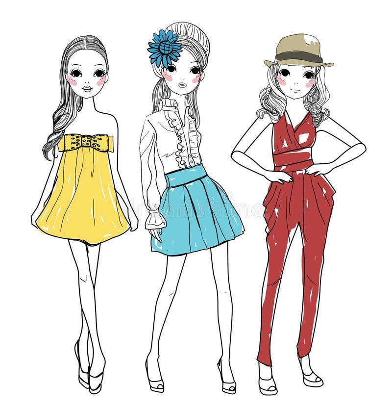 Fashion dress icon stock vector. Illustration of floral - 26542184