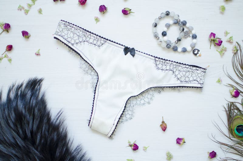  White Lace Underwear Women