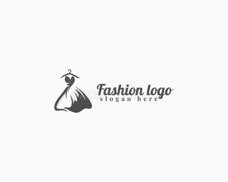 Fashion Logo Creative Drawing Black and White Beauty Modern Stock ...