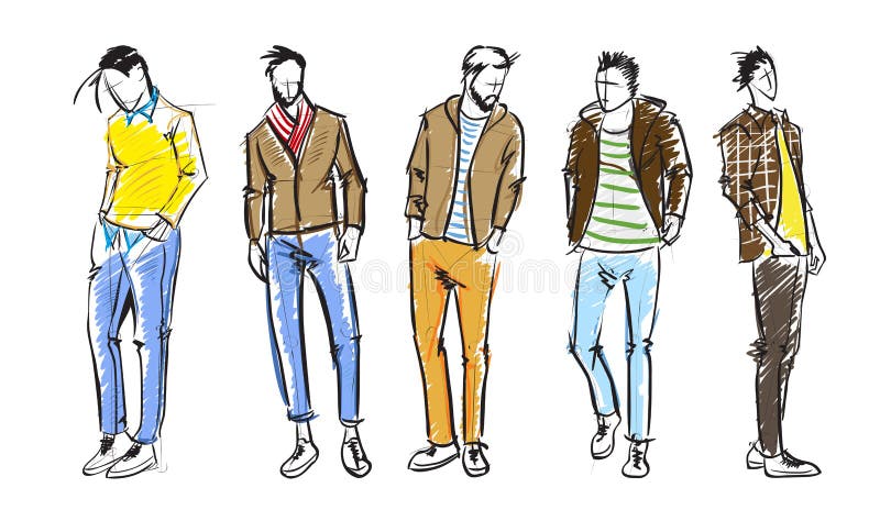 men's sketches